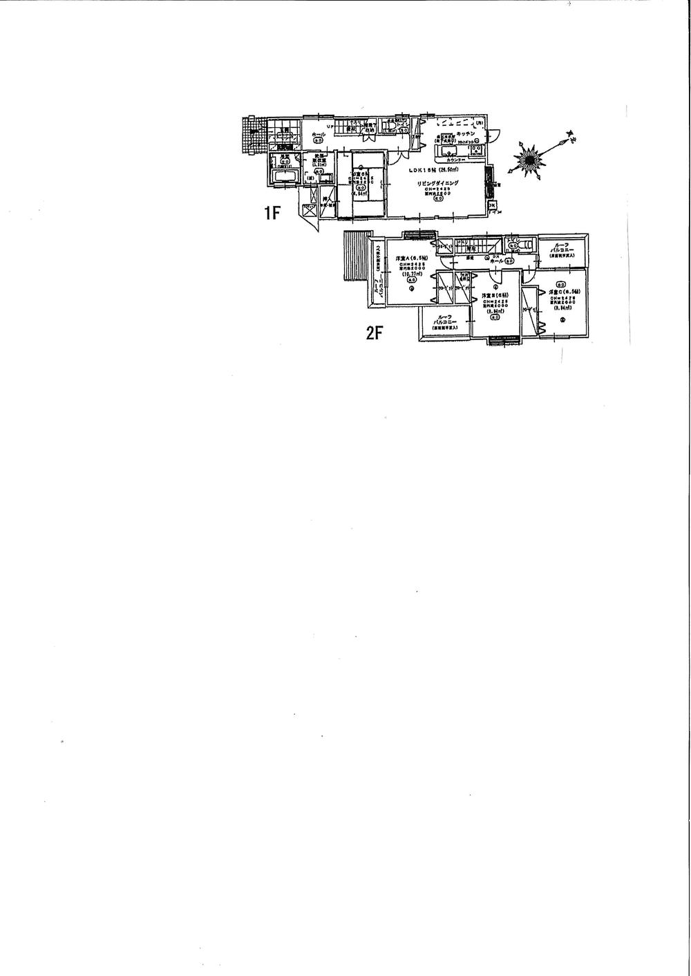 Floor plan. 25,900,000 yen, 4LDK, Land area 175.94 sq m , Building area 105.99 sq m