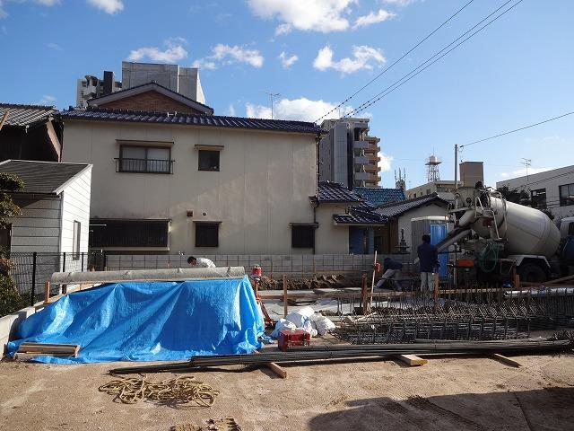 Local appearance photo. 2013.12.12 shooting Foundation work has begun