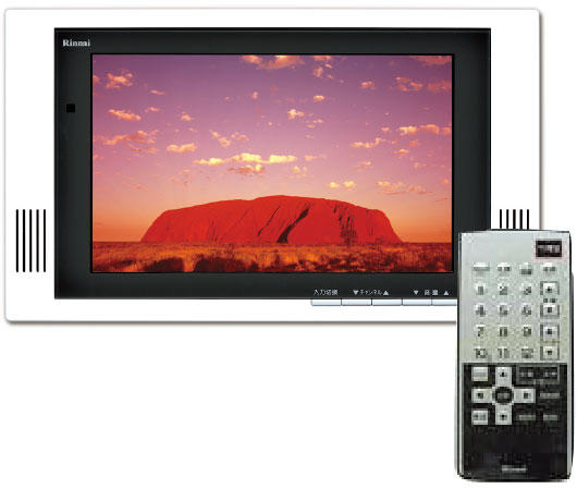 Bathing-wash room.  [Bathroom TV] You can enjoy TV programs while bathing. Receive terrestrial digital broadcasting in landscape of easy-to-read screen of [12V type]. With the sound function of realism plenty, Bath time will be more comfortable and enjoyable. (Same specifications)