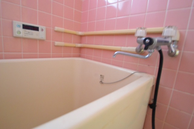 Bath. ☆ It is the bathroom of the spacious size. Pink pretty color ☆