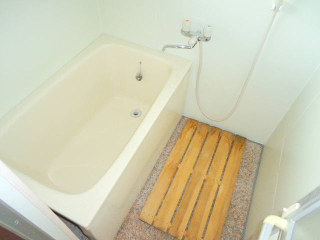 Bath. It is with hot water shower!