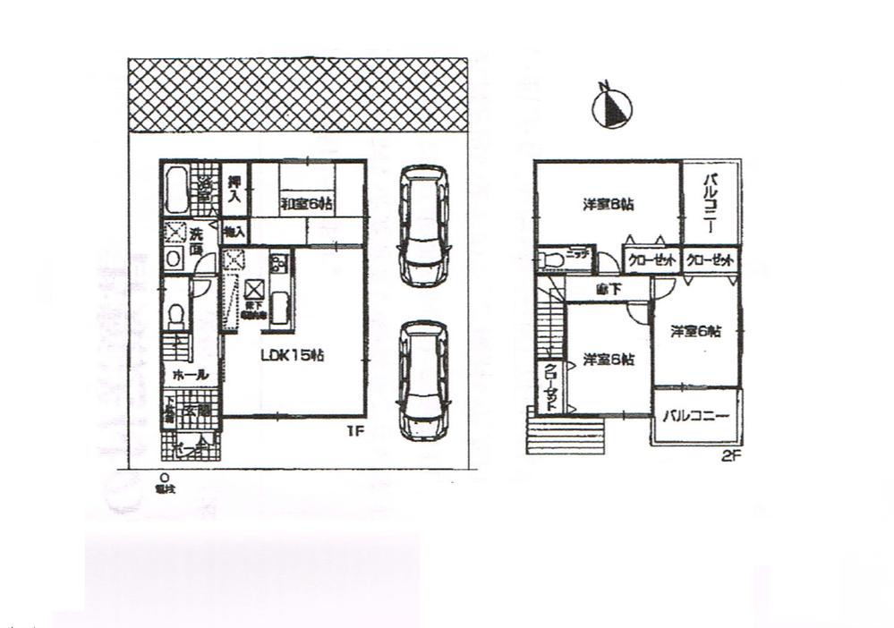 Floor plan. 24,800,000 yen, 4LDK, Land area 146.09 sq m , Building area 95.58 sq m