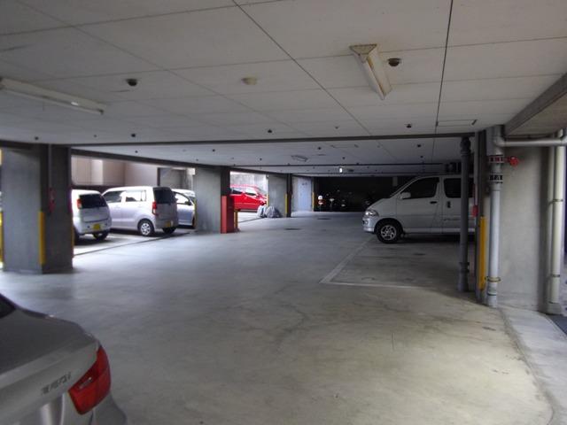 Parking lot. Common areas