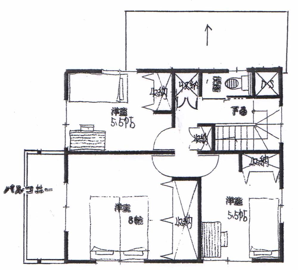 Floor plan. 21.5 million yen, 4LDK, Land area 158.75 sq m , Building area 103.5 sq m 2 floor