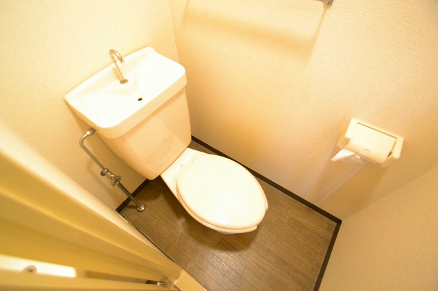 Toilet. ☆ It is a restroom space ☆