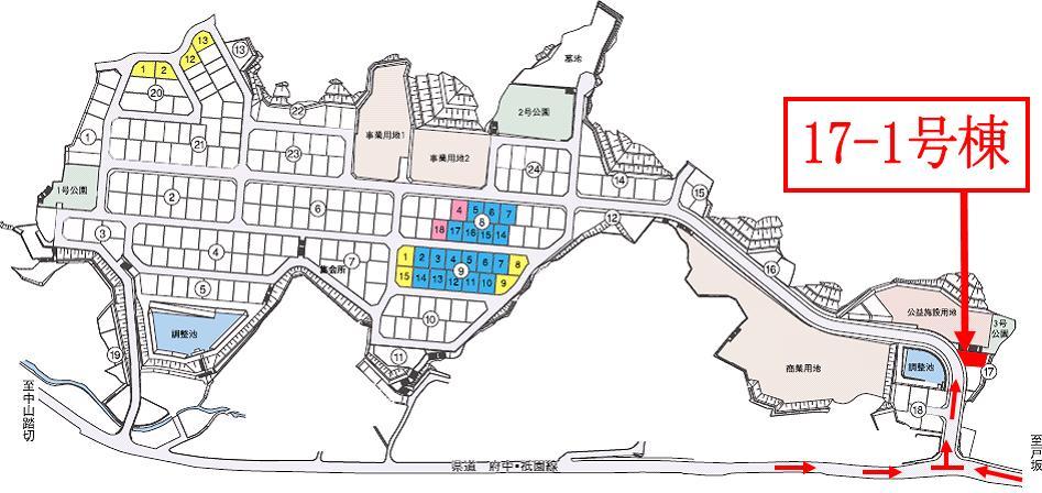 Local guide map. Local guide map (estate compartment view)