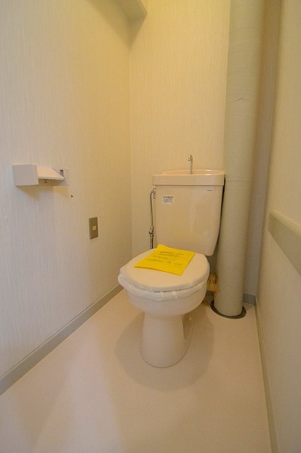 Toilet.  ☆ It is a restroom space ☆
