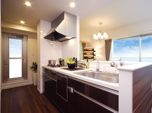 Kitchen.  [kitchen] Stylish and functional. Creativity enrich the daily kitchen work.