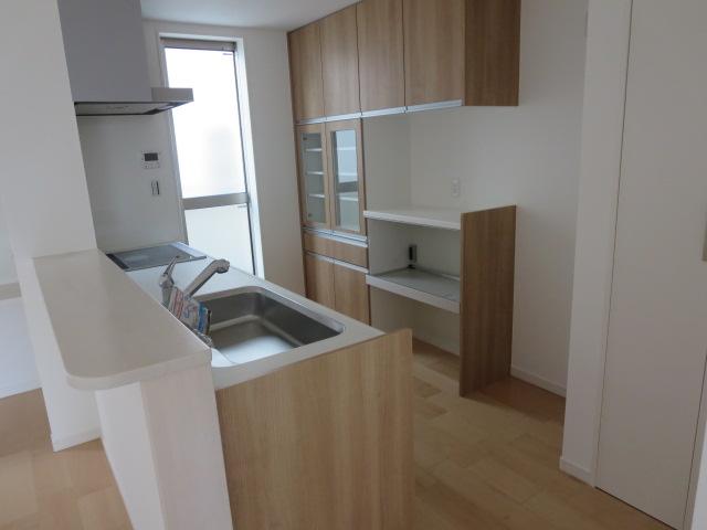 Kitchen. Kitchen and cupboard