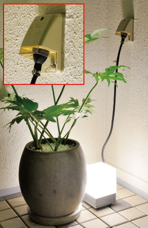 balcony ・ terrace ・ Private garden.  [Balcony outlet] Installing a waterproof outlet. This is useful when the power of the electrical appliances such as lighting is needed.