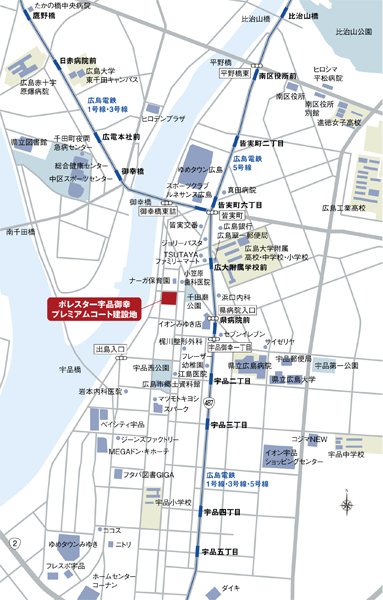 There is no model room in the local map (local. Additional information is available at the apartment gallery)