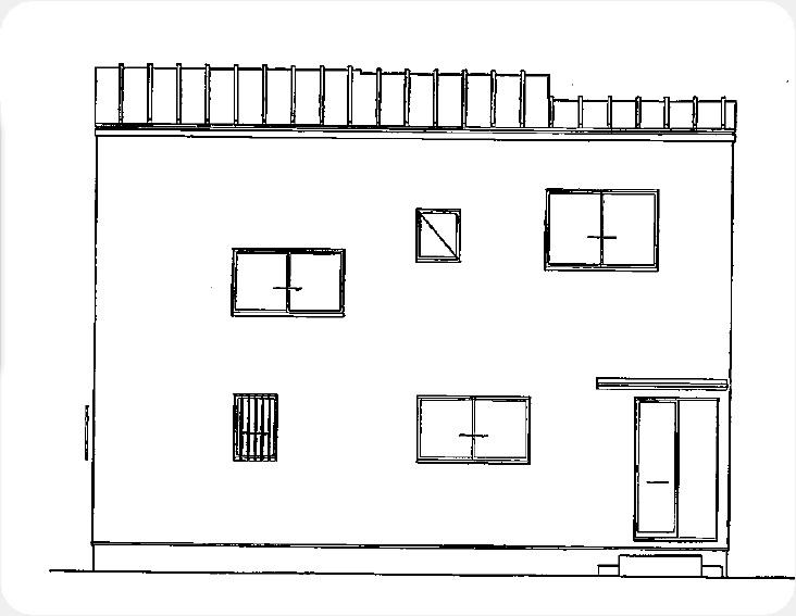 Rendering (appearance). North side elevational view