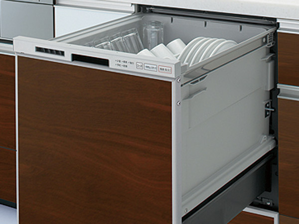 Kitchen.  [Dishwasher (depth large-capacity)] In sliding full open type, You can a lot of washing at a time.