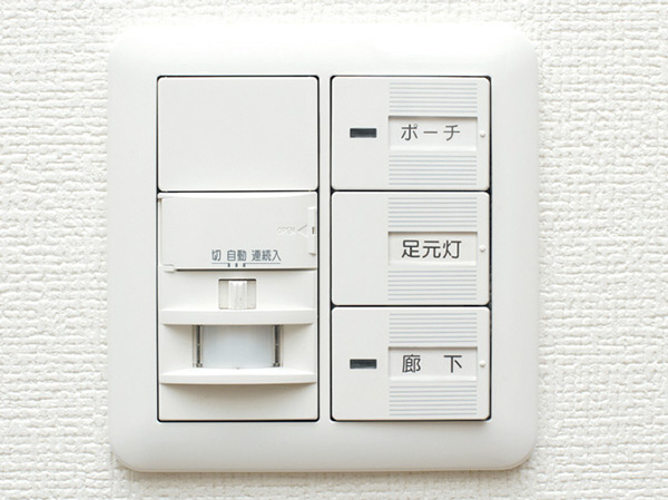 Other.  [Human Sensor] Lit automatically by sensing the movement of people ・ Off to a person feeling sensor light. There is no need to look for the door switch even when coming home late at night.