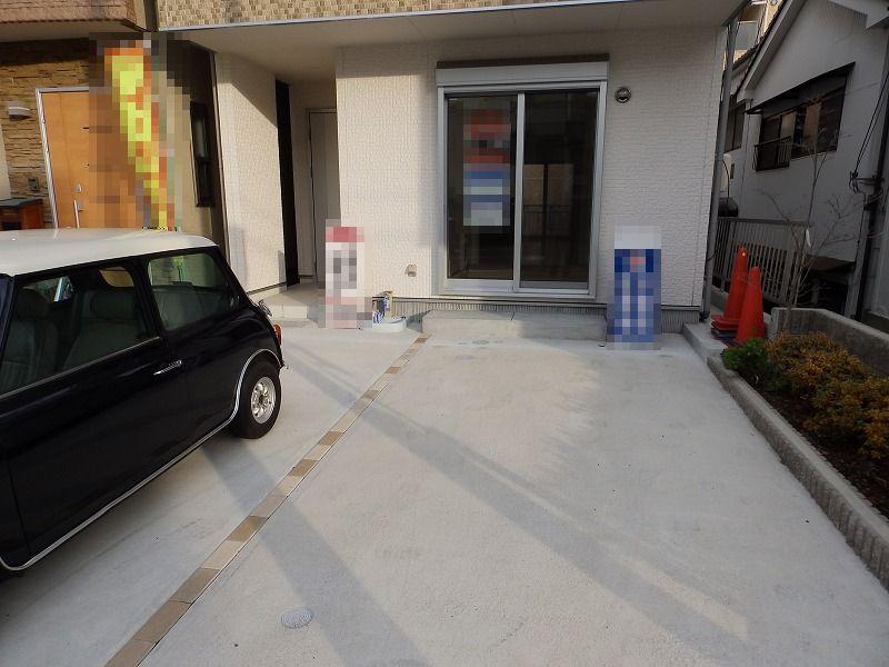 Parking lot. Parking space