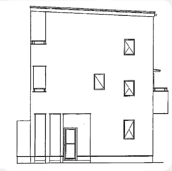 Rendering (appearance). North side elevational view