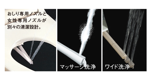 Toilet.  [Shower toilet] Adopt the shower toilet (same specifications)