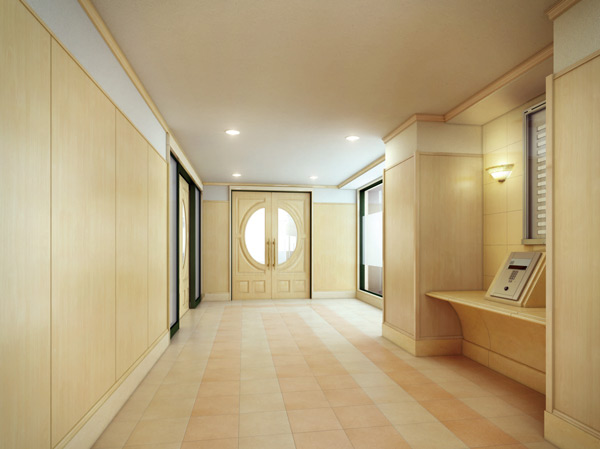 Shared facilities.  [Entrance Hall Rendering] If from the stately entrance porch placed in one step, Windbreak room and entrance hall to draw a grace and elegance will greet.