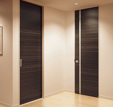 Interior.  [Adopt a "Ultimatum mode" interior doors in the premium dwelling unit] To the door that extends up to the ceiling full, In relief tone wrapping doors and joinery, Bright achieve an open interior space.  ※ 13th floor, It will be the only specification of the 12-floor A type. (Same specifications)