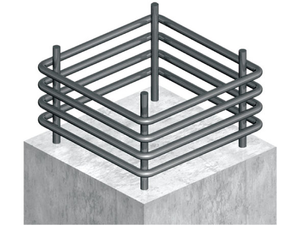 Building structure.  [Reinforced Concrete to achieve a high strength] "wing ・ In com Hijiyama street ", To reduce the degradation, In order to realize a robust building frame structure, It has adopted a durable concrete with reduced water ratio. (Conceptual diagram)