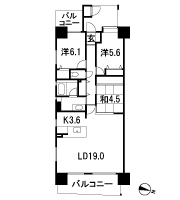 Floor: 3LDK, occupied area: 83.82 sq m, Price: 33,950,000 yen ・ 35,980,000 yen
