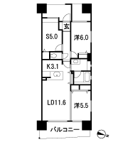 Floor: 2LDK + S, the occupied area: 67.57 sq m, Price: 27,440,000 yen ~ 30,490,000 yen
