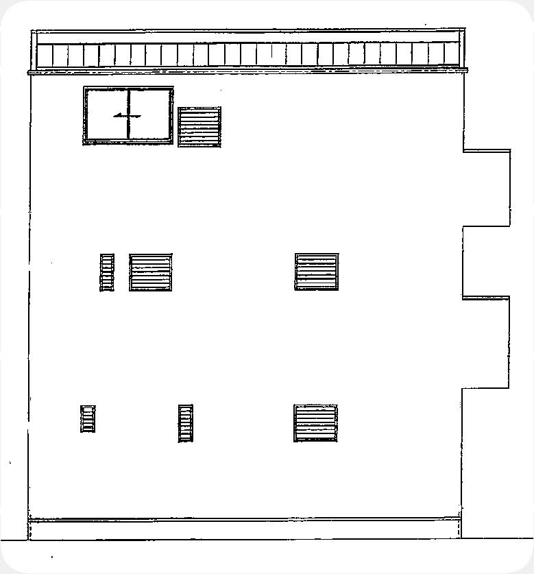 Rendering (appearance). East side elevational view
