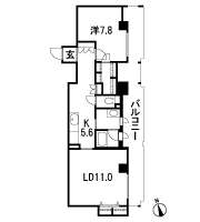 Floor: 1LDK, occupied area: 59.04 sq m, Price: 30.8 million yen