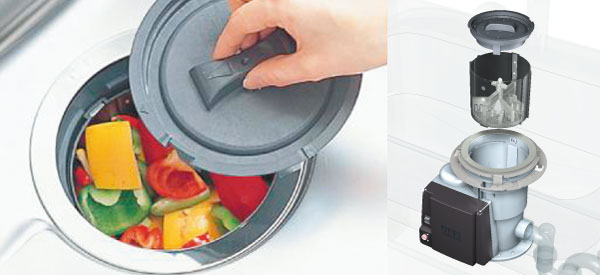 Kitchen.  [Disposer] Apparatus for processing directly as it is from the kitchen sink sink at the time the garbage has occurred "disposer". Stench ・ pest ・ You can maintain a hygienic living environment even in bacteria-prone period of. The garbage that was crushed by the disposer together with kitchen waste water, It has adopted a garbage disposal system of "environmental symbiosis type" to be processed by the disposer processing tank, which is provided on the ground floor.  ※ There is also a waste that can not be processed. For more information, please contact the clerk. (Same specifications / Conceptual diagram)