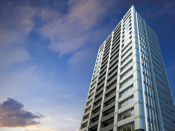 Shared facilities.  [A New Landmark Tower to form a center of Hiroshima] Peace Boulevard, which has eye to the history of Hiroshima. The sight of a number of high-rise buildings lined the, We have to form a landscape of this town. <Socio Tower Nakamachi>, together with the show the A New presence as one of the high-rise buildings that line the center of Hiroshima, Also ticks one history to landscape of the street. Beautiful the form of contrast, As a landmark of many people living in Hiroshima, Also, From all over the country, It will also be there to impress the development of the town to the people who visited the Hiroshima from all over the world. (Exterior view)