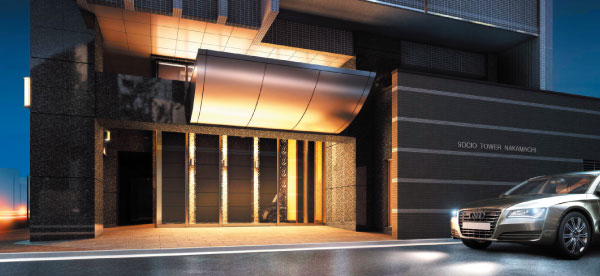 Entrance Rendering (in fact a somewhat different in those that caused draw on the basis of the drawings)