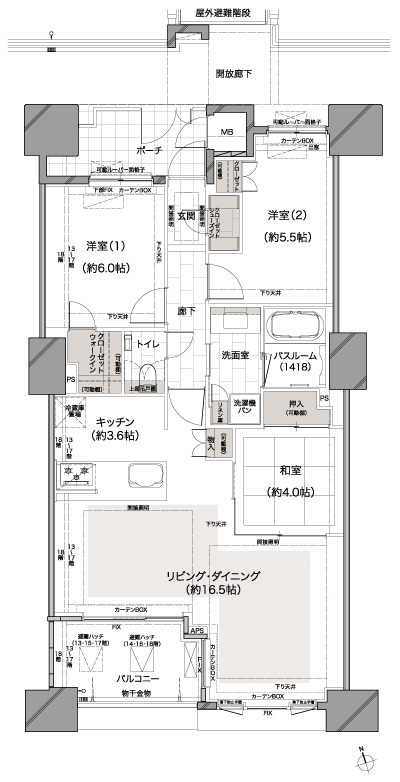 Floor: 3LDK + WIC + SIC, the occupied area: 77.43 sq m, Price: 48.9 million yen