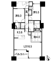 Floor: 3LDK + WIC + SIC, the occupied area: 77.43 sq m, Price: 48.9 million yen