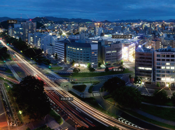 Features of the building.  [Night view] (The actual one that was subjected to a CG processing to those local 19th floor equivalent to shooting from the (September 2012 shooting) slightly different. )