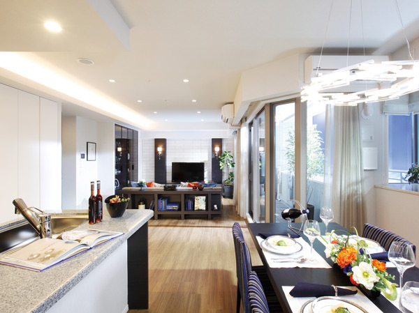 Living.  [living ・ dining] Including a wide span, Design full of creativity. Equipment and specifications and even more were examined. Commitment to that one by one, Portray life landscape that touches the heartstrings
