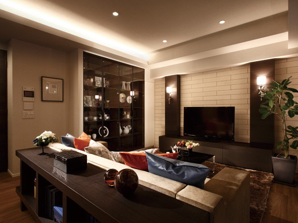 Living.  [living ・ dining] Commitment to livability that breathes in detail. Visual volupte. Air feeling that exude. While these are mutually resonance, Go out to create one of the world