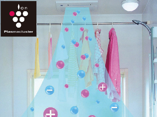 Bathing-wash room.  [Mist function with bathroom heating dryer] Not only the laundry to dry out on a rainy day or at night, With mist sauna function, Feel free to home Este mood to enjoy. Also it reduces the occurrence of airborne fungi in the bathroom ※ For more information, please contact the person in charge