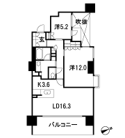 Floor: 2LDK, occupied area: 83.77 sq m, Price: 42,300,000 yen ・ 45,500,000 yen