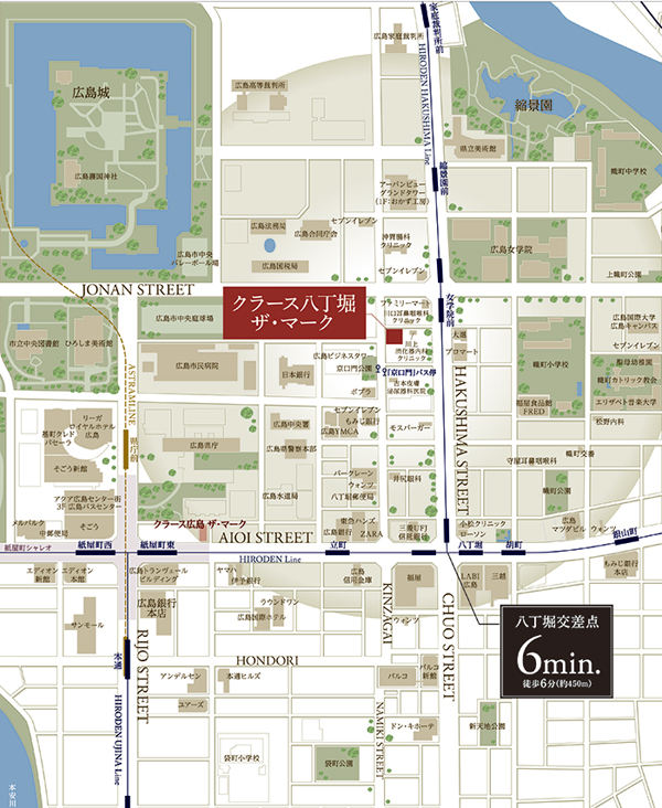 Local peripheral guide map