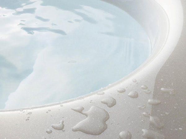 Bathing-wash room.  [Organic glass-based material bathtub] Adopt a bow-type tub which adopted the new material of organic glass system to prevent dirt. Beautiful shiny Ya, Is an excellent specification in functions, such as cleaning properties of.
