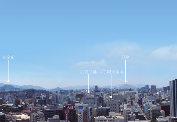 From local 26th floor equivalent, To view photos that were taken south in July 2013, Plus the CG processing, In fact a slightly different. It should be noted that view, etc. is not something in the future to guarantee.