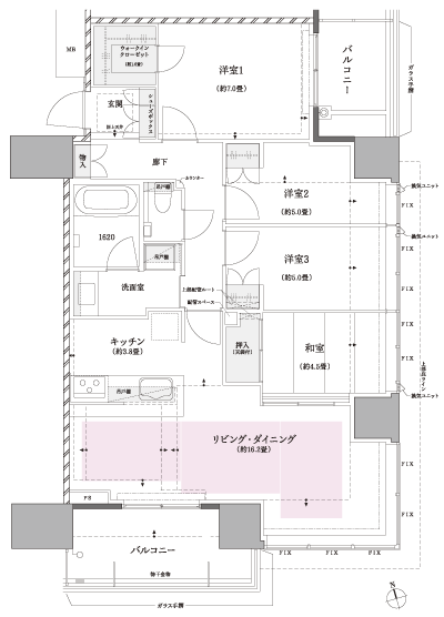 Floor: 4LDK + WIC, the occupied area: 91.49 sq m, Price: TBD