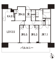 Floor: 4LDK + WIC + SIC, the occupied area: 90 sq m, Price: TBD