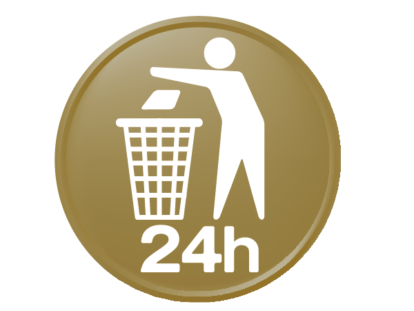 Other.  [24 hours a day, seven days a week trash OK] Since it is a garbage collection by the private partnership trader, Daily garbage collection if weekday. And trash yard specification with undercover key, You do not need to collect the trash until the day of 24-hour garbage disposal can be a trash. Without any specification of the garbage bag, Is available daily garbage disposal in the supermarket plastic bags of.