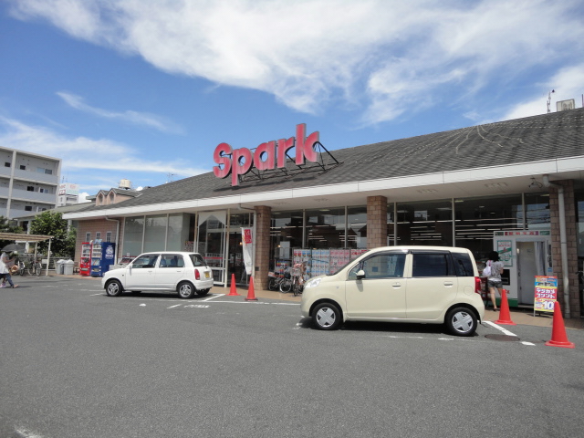 Supermarket. 638m to spark Kannon store (Super)