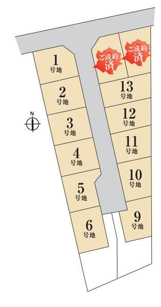 Compartment figure. Land prices -  ※ Compartment Figure