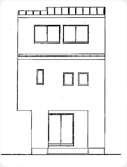 Rendering (appearance). East side elevational view