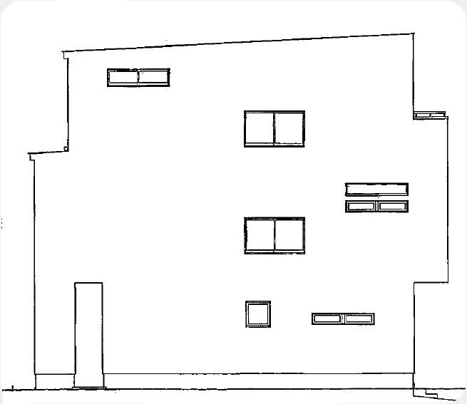 Rendering (appearance). North side elevational view