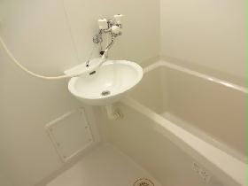 Bath. With bathroom dryer
