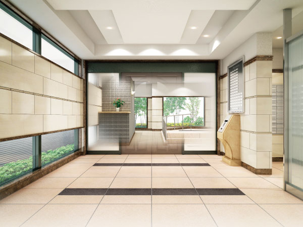 Shared facilities. Entrance Hall Rendering